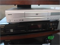 Sanyo DVD Player &Pioneer Compact Disc Player both