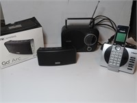 V-tech Phone, Wireless Speaker, Jensen Radio AM/FM