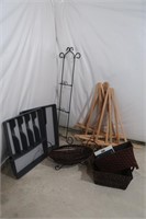 Misc  Lot-Easels for Art Display, Baskets & more