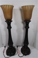 2 Table Lamps-27"H