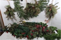 Misc Christmas Decor-Garland, Wreaths & more