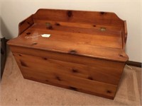 Pine Toy Chest / Bench with Contents