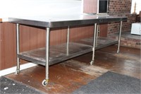Randell Stainless Table with coasters
