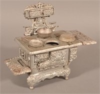 Cast Iron Eagle Child's Stove Toy.