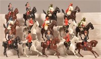 Lot of Various Britains Mounted on Horseback.