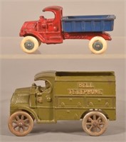 Hubley and Champion Cast Iron Vehicles.