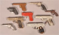 Eight Various Cap Pistols.