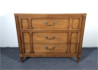 Drexel Triune Mahogany 3 Drawer Bachelor Chest