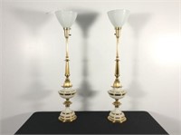 Pair of Stiffel Torchiere Lamps