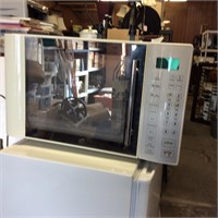 Modern White Microwave