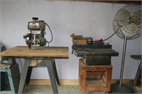 Craftsman Radial Arm Saw, Table Saw, and Shop Fan