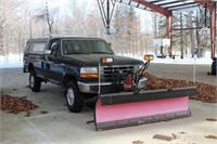 1997 Ford F250 with plow and topper