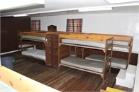 5 sets of Bunk Beds with Shelves