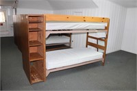 10 sets of Bunk Beds with shelves