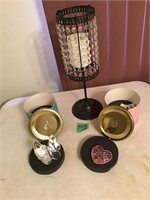waterford pieces, lamp decor