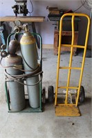 Oxygen/Torch Tanks and Handtruck