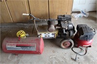 Air Compressor, Tank, and Generator