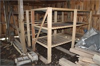 Contents of Shelter incl. Wood and Shelving Units