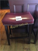 Four Leathacore Counter Stools