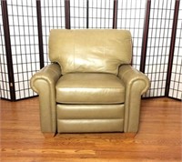 Norwalk Furniture, Aniline Leather Recliner