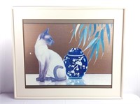 Framed Print of Cat, Liz Shepherd '82