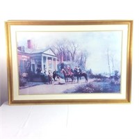 Framed Print "The Departing Guests"