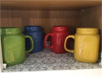 Mason jar mugs