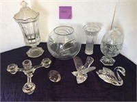 Decorative Glassware Including Waterford