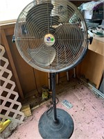 Large metal shop fan
