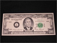 $2001 Commander Bush Revenge Promissory Note-
