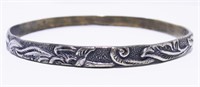 Silver 925 Taxco Mexico Bangle Bracelet 17.1g