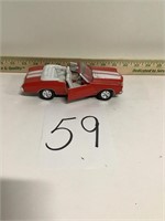 Model car  Red Chevelle SS convertible 454 Welly