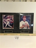 Two Mark McGwire cardinal baseball prints