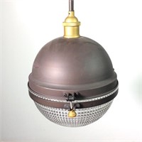 Bronze Pendant with Industrial Style Light