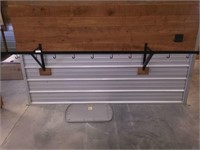 Iron Wall Rack w/10 J Hooks