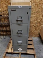 Fire King 25 Four Drawer File Cabinet
