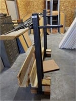 Steel & Wood Display Rack