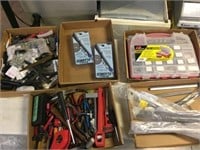 Assorted Tools, Shim/Bar Stock, Drill Bits, Misc.
