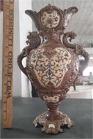 12"+ antique Julius Greiner & Son vase ca 1900