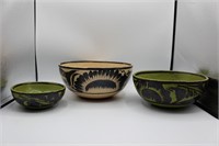 Set of 3 Indian Bowls