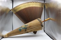 Asian Parasol and Large Fan