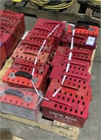 (qty - 15) Master Lock Lock Out Boxes