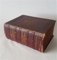 LARGE ANTIQUE WEBSTERS DICTIONARY