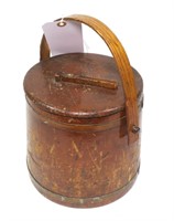 Wooden Firkin with clothespins,