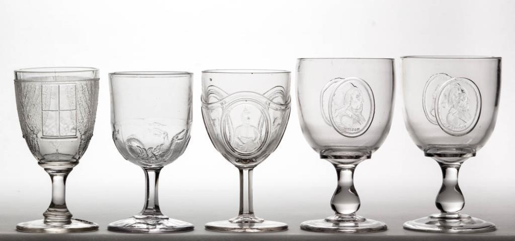 Sample of Greene goblet collection