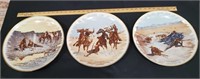 Frederic Remington old west Gorham china plates
