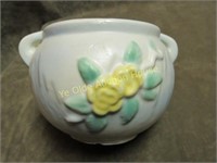RRPCO art pottery vase w/flowers #1