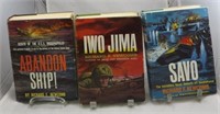 (3) WW2 NAVAL BOOKS BY RICHARD NEWCOMB, SIGNED