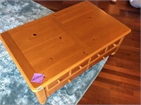 Coffee table with drawers