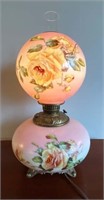 Gone with the wind lamp – pink with yellow